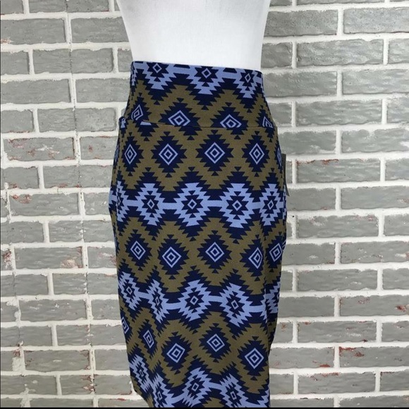 LuLaRoe Dresses & Skirts - 💜🆕Aztec Rare Olive & Periwinkle LuLa Cassie💜NWT